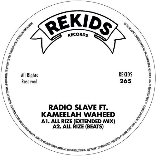 Radio Slave: All Rize - 12-INCH SINGLE