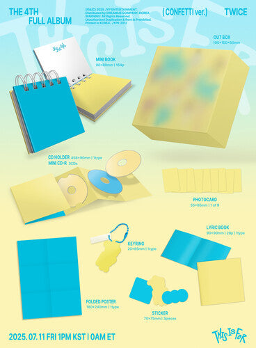 TWICE: THIS IS FOR [CONFETTI ver.] - COMPACT DISCS