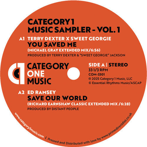Various Artists: Category 1 Music Sampler Vol. 1 (Various Artists) - 12-INCH SINGLE