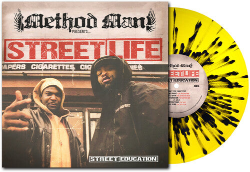Method Man: Street Education 20th Anniversary Edition - Limited Deluxe Edition Yellow & Black Splatter Vinyl - VINYL LP