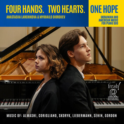 Anastasiia Larchikova: Four Hands. Two Hearts. One Hope - COMPACT DISCS