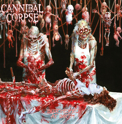 Cannibal Corpse: Butchered At Birth - White & Red Splatter Vinyl - VINYL LP