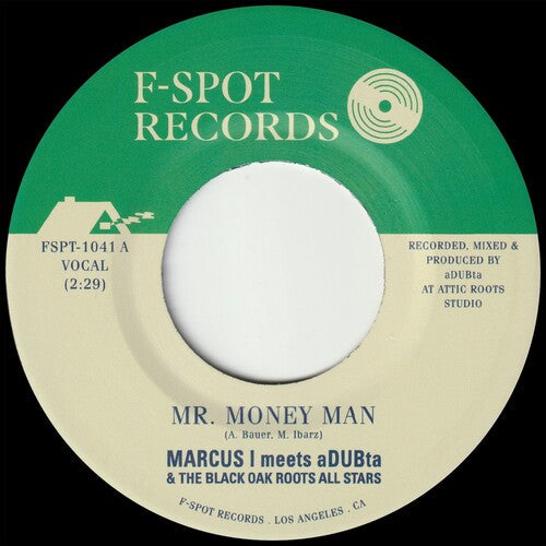 Marcus I Meets Adubta: Mr. Money Man B/w Version - 7-INCH SINGLE