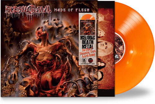 Fleshcrawl: Made of Flesh - Orange - VINYL LP