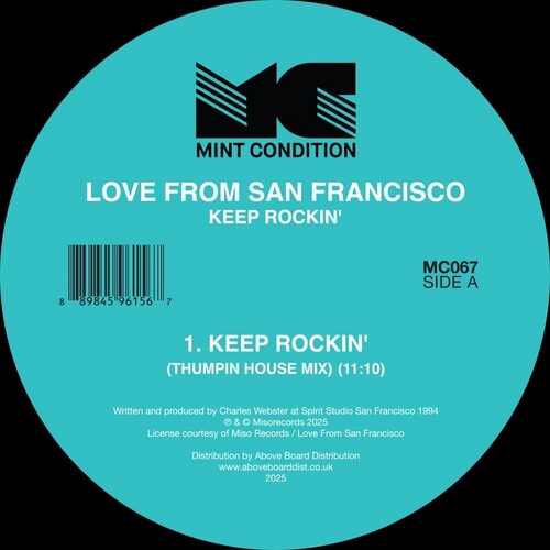 Love From San Francisco: Keep Rockin' - 12-INCH SINGLE