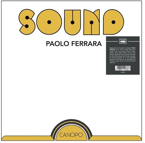 Paolo Ferrara: Sound - VINYL LP