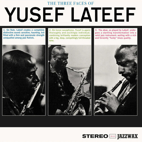 Yusef Lateef: Three Faces Of Yusef Lateef - Limited 180-Gram Vinyl with Bonus Tracks - VINYL LP
