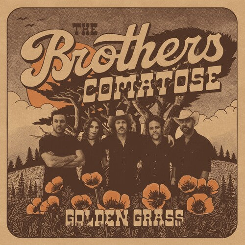 The Brothers Comatose: Golden Grass - Splattered Orange & Blue - VINYL LP