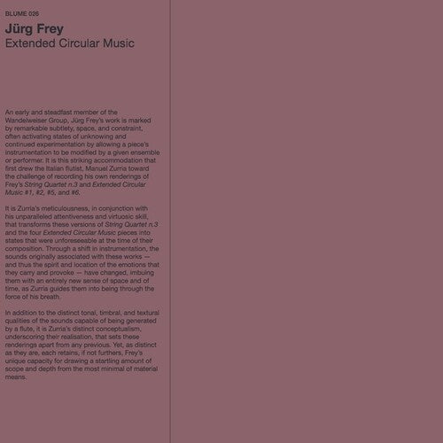 Jurg Frey: Extended Circular Music - VINYL LP