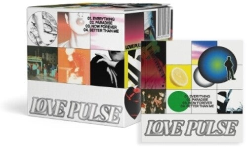 Treasure: Love Pulse - Teume Version - incl. 168pg Photobook, 10 Square Polaroids, 20 Selfie Photocards, Square Sticker + 32pg Teume Note - COMPACT DISCS