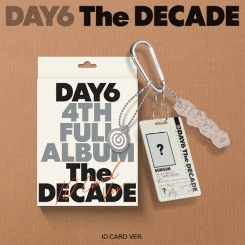 Day6: The Decade - ID Card Version - incl. Carabiner, Logo Keyring, Dice Keyring, Lyrics Photobook, 2 Photocards + Folding Poster - COMPACT DISCS