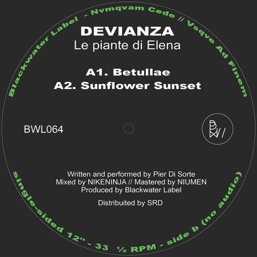 Devianza: Le Piante di Elena - 12-INCH SINGLE