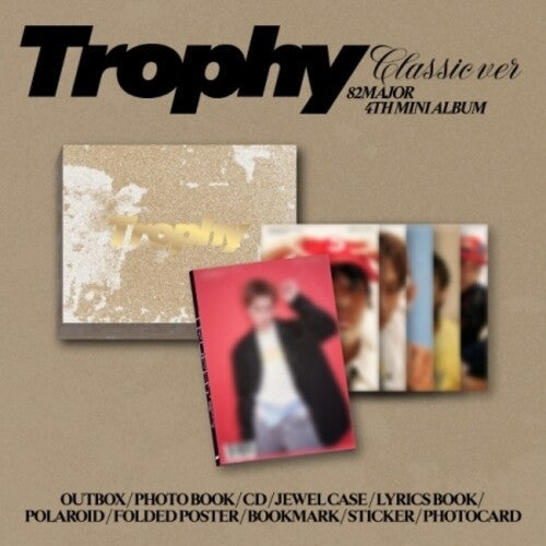 82Major: Trophy - Classic Version - incl. 16pg Lyric Book, Polaroid, Bookmark, Sticker, Folded Poster + 2 Photocards - COMPACT DISCS