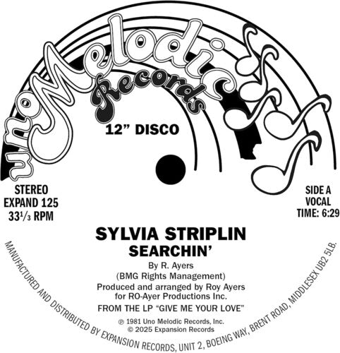Sylvia Striplin: Searchin' - VINYL LP