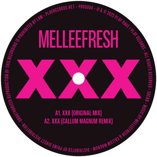 Melleefresh: XXX - 12-INCH SINGLE