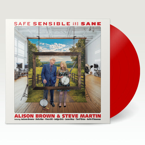 Alison Brown & Steve Martin: Safe, Sensible and Sane - Red - VINYL LP