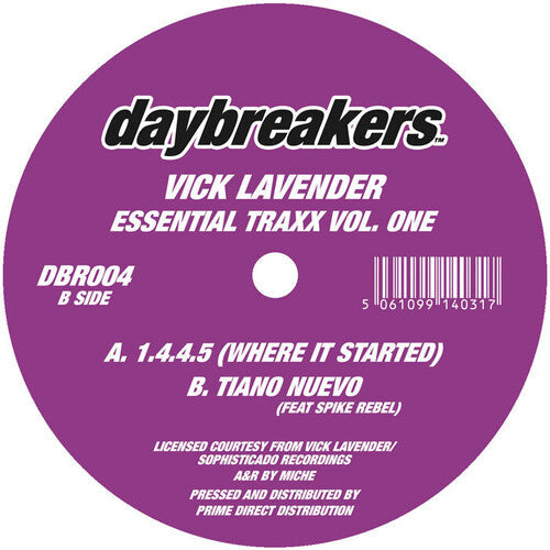 Vick Lavender: Essential Traxx Vol. 1 - 12-INCH SINGLE