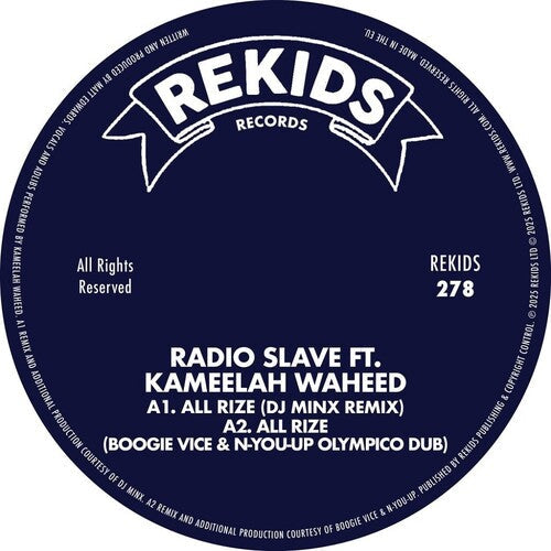 Radio Slave: All Rize (Remixes Part 2) - 12-INCH SINGLE