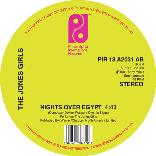 The Jones Girls: Nights Over Egypt - 12-INCH SINGLE