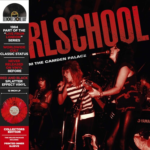 Girlschool: Live From the Camden Palace - Red - VINYL LP