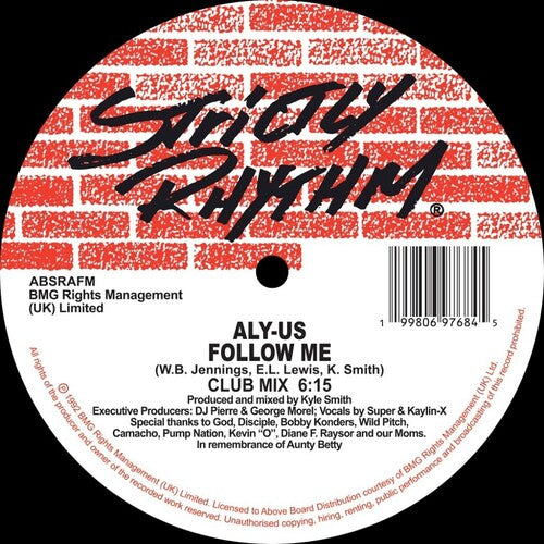 Aly-Us: Follow Me - 12-INCH SINGLE