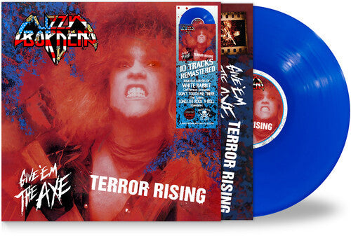 Lizzy Borden: Give 'Em the Axe & Terror Rising - Blue - VINYL LP