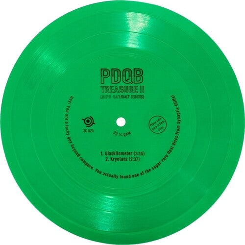 Pdqb: Treasure II - 7-INCH SINGLE