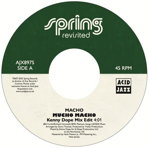 Macho / Jackson, Millie / Dope, Kenny / Frykberg: Spring Revisited Vs. Kenny Dope: The 45 Remixes - 7-INCH SINGLE