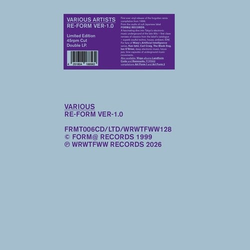 Various Artists: Re-Form Ver-1.0 / VARIOUS - VINYL LP