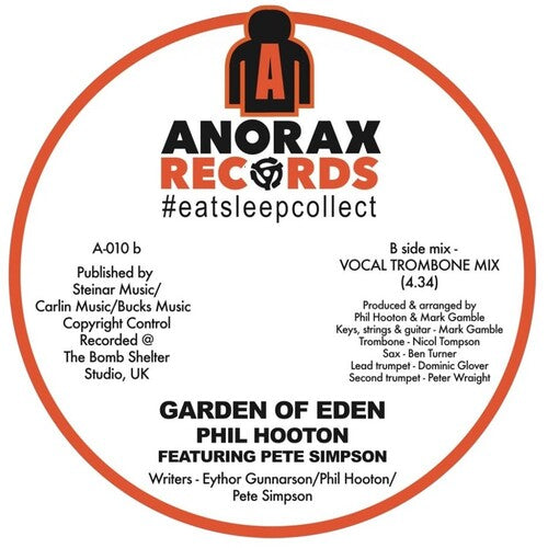 Phil Hooton: Garden of Eden - 7-INCH SINGLE
