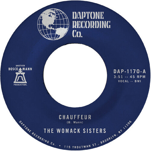 The Womack Sisters: Chauffeur B/W Instrumental - 7-INCH SINGLE