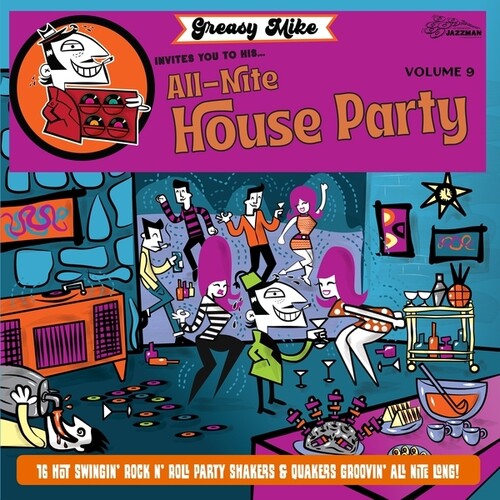 Various Artists: Greasy Mike's, Vol. 9: Invites You To His All-Nite House Party - VINYL LP
