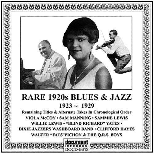 Various Artists: Rare 1920's Blues and Jazz 1923-1929 - COMPACT DISCS