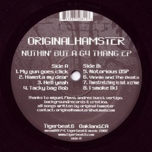 Original Hamster: Nuthin' But a G4 Thang - 12-INCH SINGLE