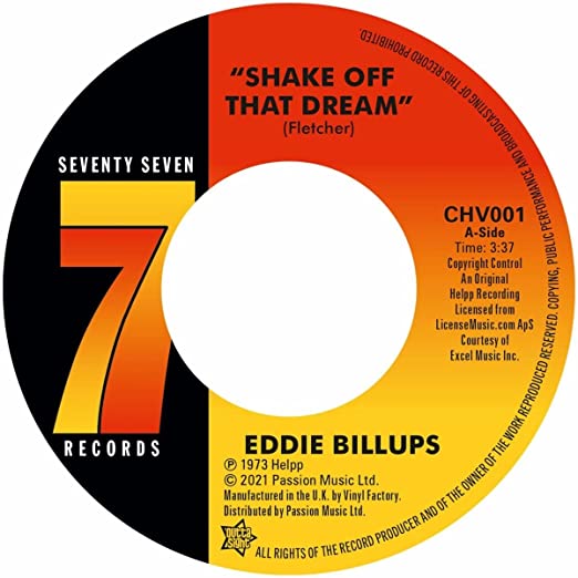 Eddie Billups: Shake Up That Dream / Try Something New - 7-INCH SINGLE