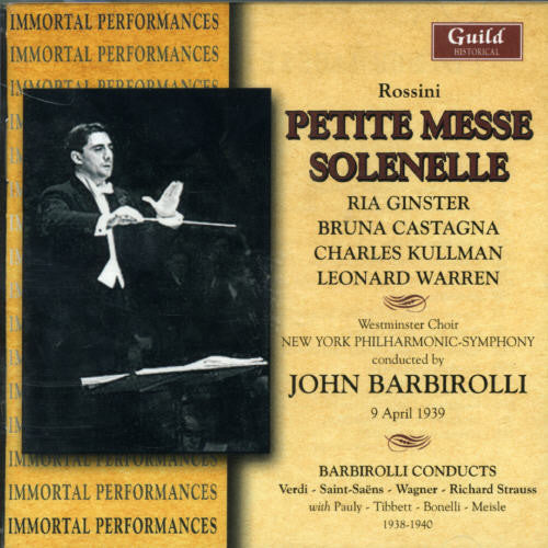 John Barbirolli: Petite Messe Solenelle & Other Rarities - COMPACT DISCS