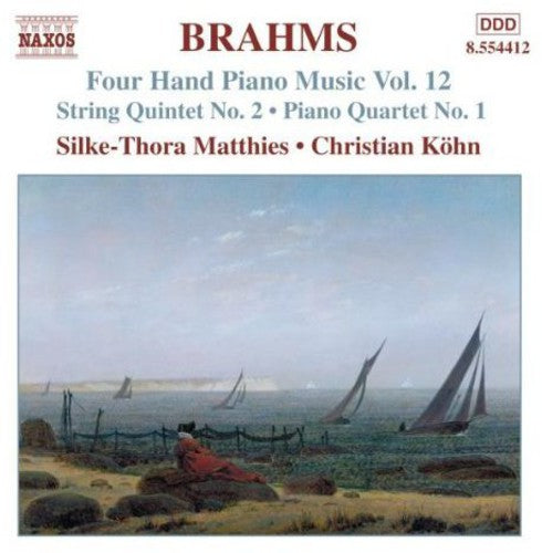 J. Brahms: Four Hand Piano Music 12 - COMPACT DISCS