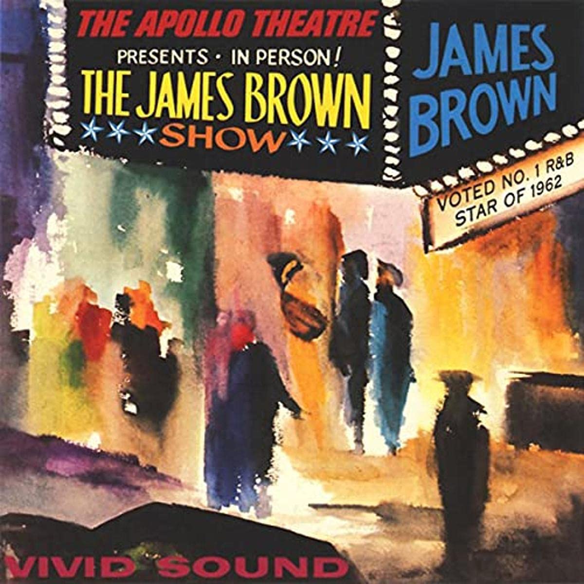 James Brown: Live At The Apollo [Cyan Colored Vinyl] - VINYL LP