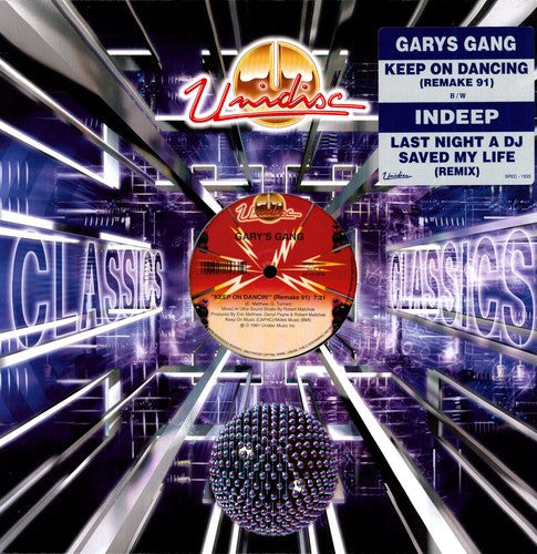 Gary's Gang: Last Night a DJ Saved My Life / Keep on Dancing - VINYL LP