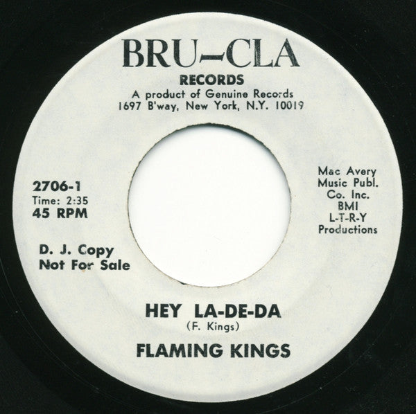 Flaming Kings: Hey La-De-Da / So Wild About You (Digital 45) - COMPACT DISCS